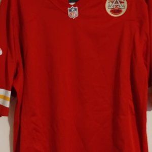 Mens Large Blank back Kansas City Chiefs 87 on sleeve